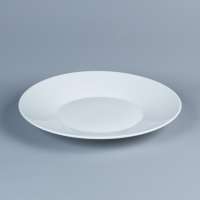 JQY Manufacturer Wholesale Restaurant Ceramic Dinner Plate Hotel Luxury Porcelain White Dinner Dishes