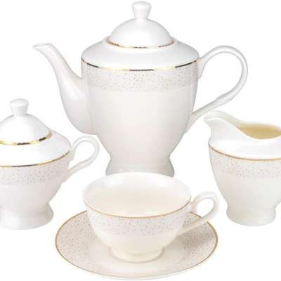 European Style 15pcs porcelain  fine royal porcelain tea set/Tea set with gold